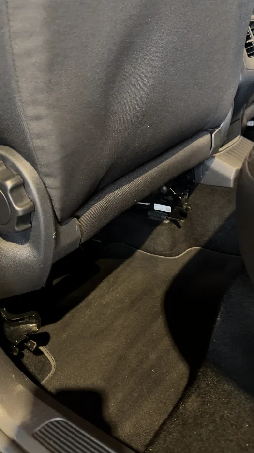 Suelo trasero antes de la limpieza